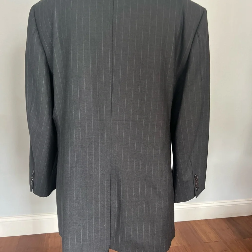 Brooks‎ Brothers 346 Blazer Mens 45R Gray Wool Blend Suit Jacket Coat Set